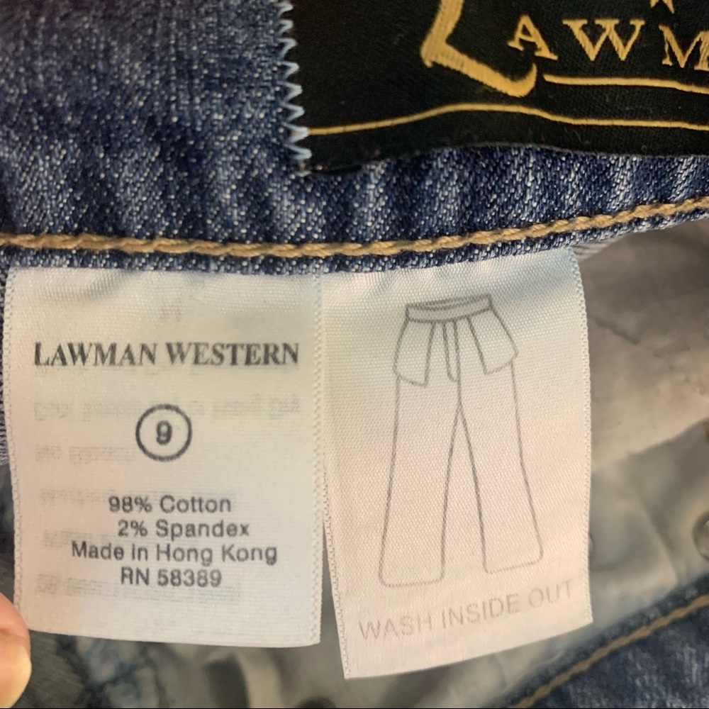Lawman Western Vintage boot cut jeans 9 - Picture 13 of 15